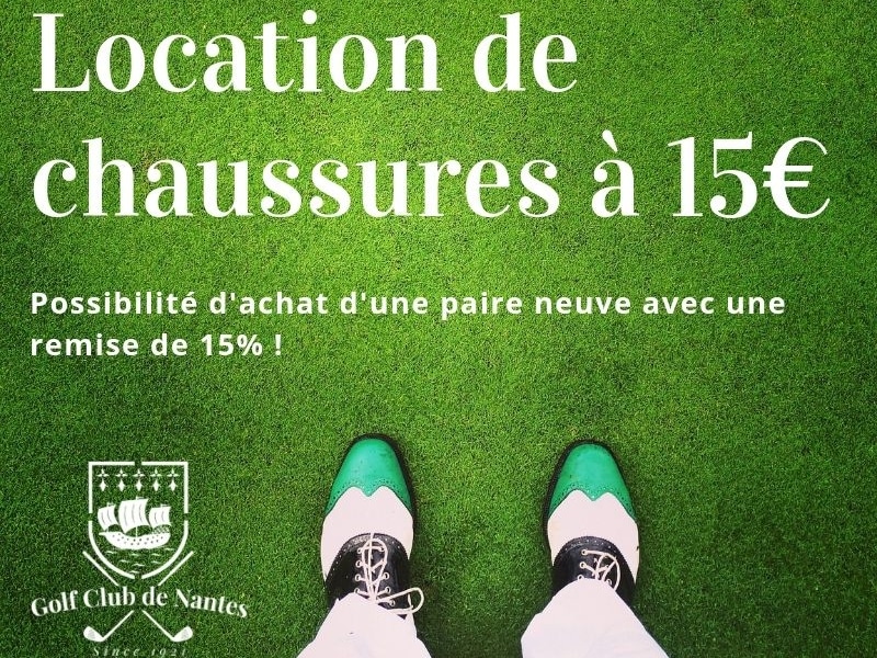 Location de chaussures de golf